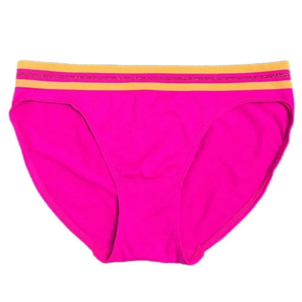 Victorias Secret Pink Supersoft Seamless Thick Bikini Panty Pink Large